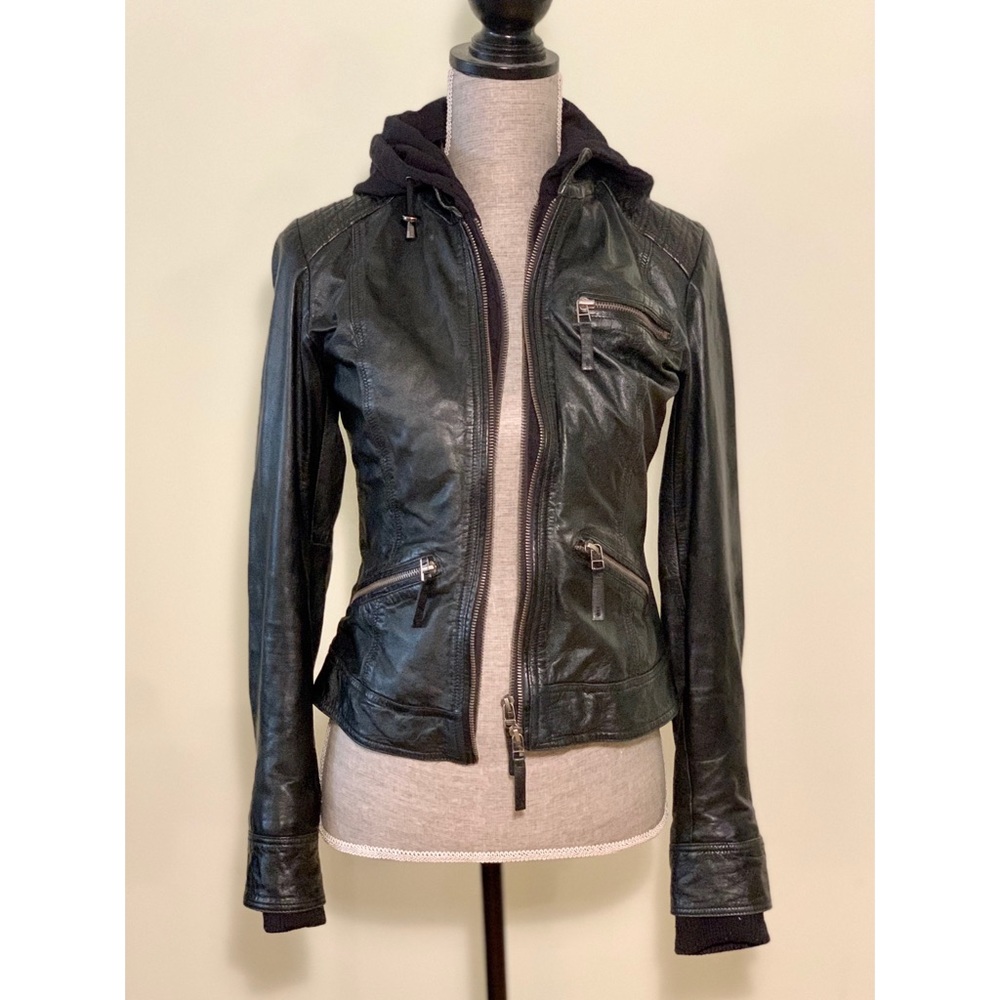 Bod & Christensen Leather Roxanne Jacket AB080 XS